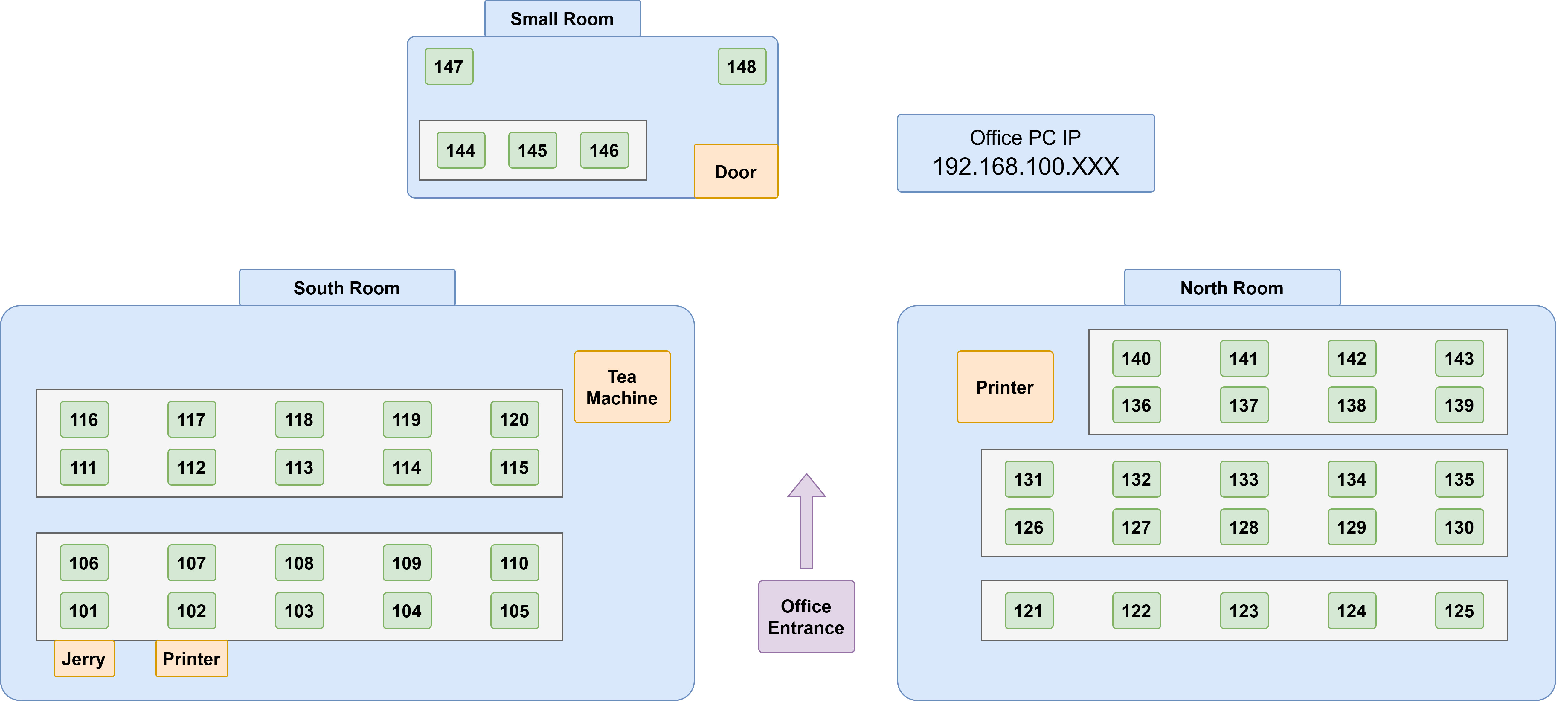 Office IP Distribution Map